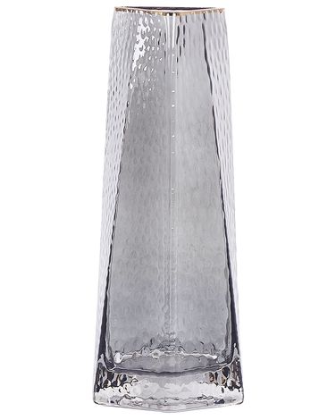 Bloemenvaas LILAIA Glas 27 cm Grijs