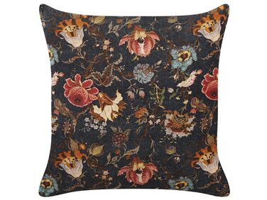 Coussin RAMONDA Velours 45 x 45 cm Multicolore Motif floral