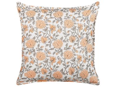 Coussin MEADIA Coton 45 x 45 cm Multicolore Motif floral