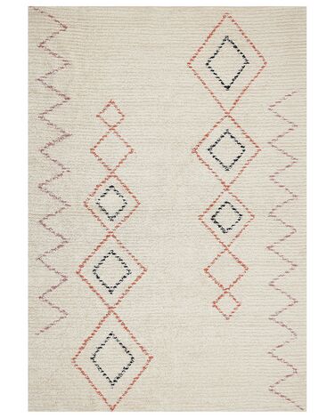 Rug GUWAHATI Beige 160 x 230 cm Cotton