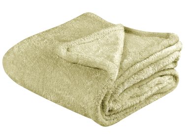 Blanket NAMDU 125 x 150 cm Olive Green