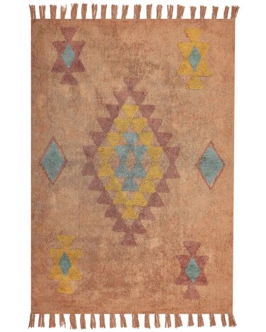 Rug IGDIR Orange 160 x 230 cm Cotton