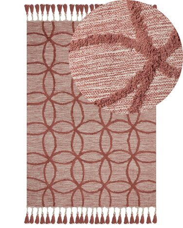 Rug KIRSEHIR Red 160 x 230 cm Cotton