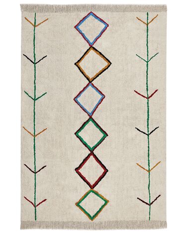 Rug CETMI Beige 160 x 230 cm Cotton