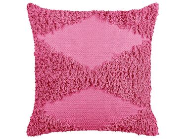 Coussin RHOEO Coton 45 x 45 cm Rose
