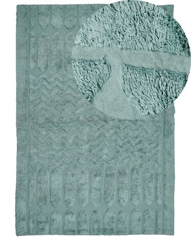 Rug SIRNAK Mint Green 160 x 230 cm Cotton