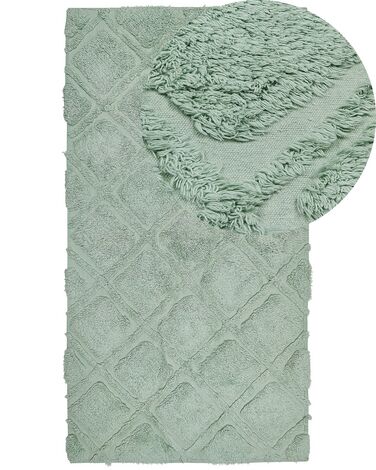 Rug HATAY Light Green 80 x 150 cm Cotton