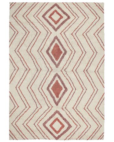 Rug KASTAMONU Beige 160 x 230 cm Cotton