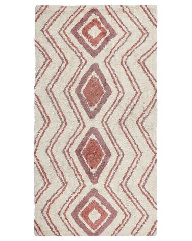 Rug KASTAMONU Beige 80 x 150 cm Cotton