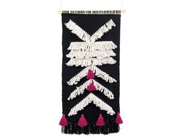 Suspension murale en tissu PAKPATTAN Coton 123 cm Noir