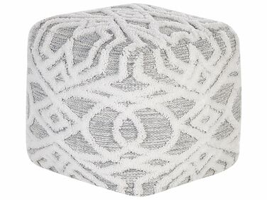 Pouffe BHILWARA Cotton Grey