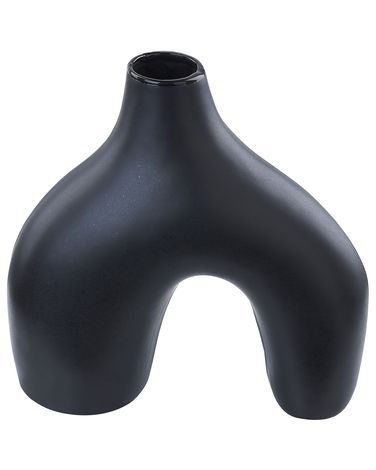 Bloemenvaas LAMIA Keramiek 30 cm Zwart