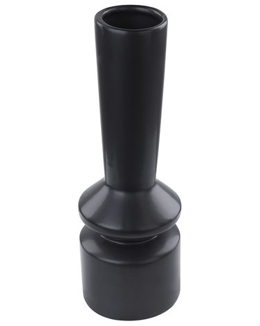Flower Vase PEANIA Ceramic 30 cm Black