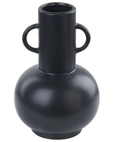 Bloemenvaas PEREA Keramiek 26 cm Zwart