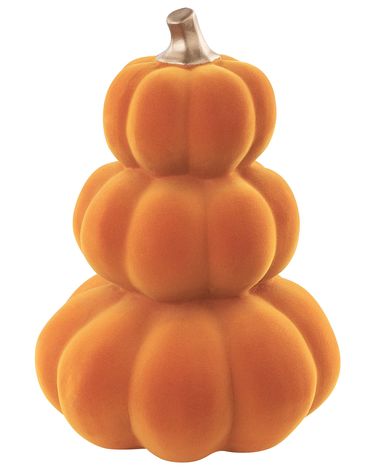 Figuur Pompoen KALAMATA Fluweel Oranje