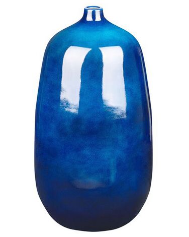 Bloemenvaas VITORIA Keramiek 45 cm Donkerblauw
