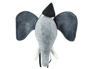 Décoration murale pour enfants Éléphant BADOU Coton 36 cm Gris