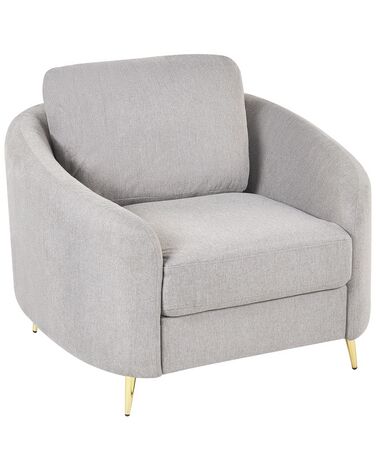 Fauteuil TROSA Tissu Gris clair