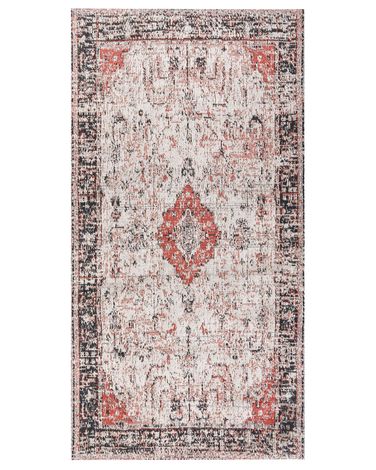 Rug ATTERA Beige 80 x 150 cm Cotton