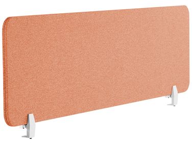 Bureauscheidingswand WALLY 130 x 40 cm Lichtrood