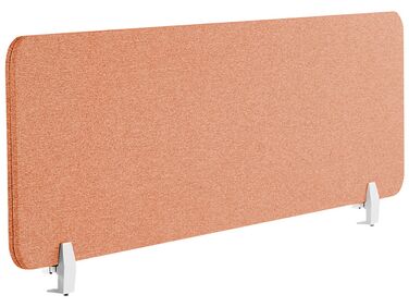Bureauscheidingswand WALLY 160 x 40 cm Lichtrood