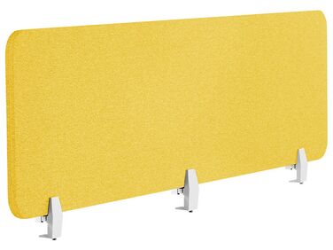 Bureauscheidingswand WALLY 180 x 40 cm Geel