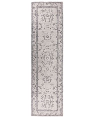Rug GOLLER Beige 80 x 300 cm Cotton