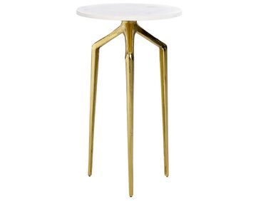 Bijzettafel TILPA Marmer Wit
