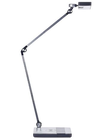 LED bureaulamp LACERTA met draadloze oplader Metaal Zilver
