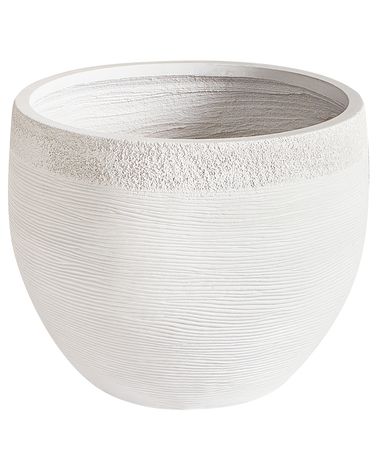 Bloempot ZAKROS 38 cm Wit