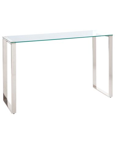 Console TILON Verre de sécurité Argenté