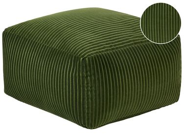Pouffe MUKKI Cotton Dark Green