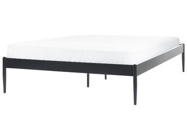 Bed Metaal VAURS 140 x 200 cm Zwart