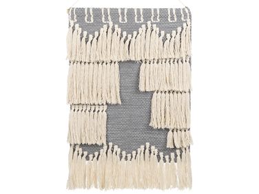 Suspension murale en tissu MAHRI Coton 106 cm Gris