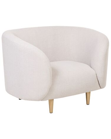 Fauteuil LOEN Tissu Beige clair