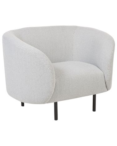 Fauteuil LOEN Tissu Noir/blanc