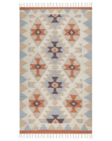 Rug DILIJAN Multicolour 80 x 150 cm Cotton Kilim