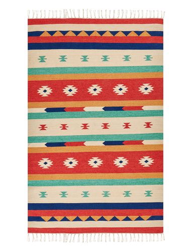 Rug MARGARA Multicolour 140 x 200 cm Cotton Kilim