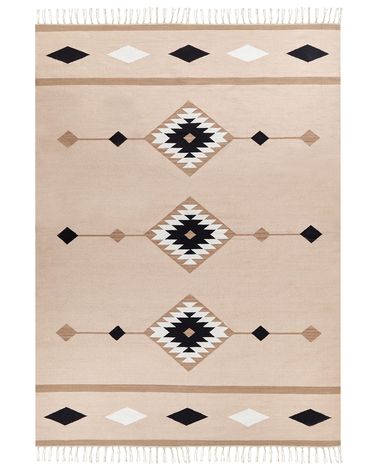 Rug BERDIK Multicolour 200 x 300 cm Cotton Kilim