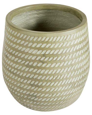 Cache-pot LIVADIA 27 cm Vert olive