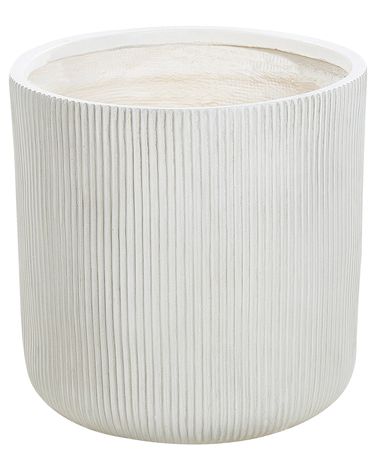 Bloempot OREOI 45 cm Gebroken wit