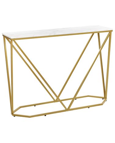 Console HAZEN Marbre/doré