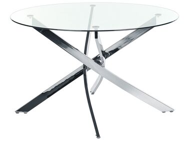 Eettafel MARAMO Zilver 120 cm 120 cm Veiligheidsglas