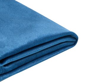 Bedframe hoes Fluweel FITOU 140 x 200 cm Donkerblauw