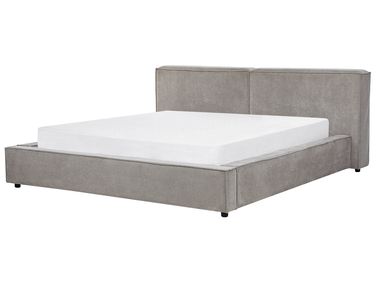 Bed Stof LINARDS 180 x 200 cm Grijs