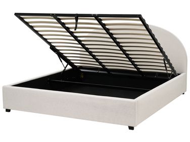 Ottoman Bed Fabric VAUCLUSE 180 x 200 cm (EU Super King) Light Beige