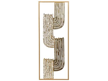 Décoration murale THULIUM Métal 75 cm Doré