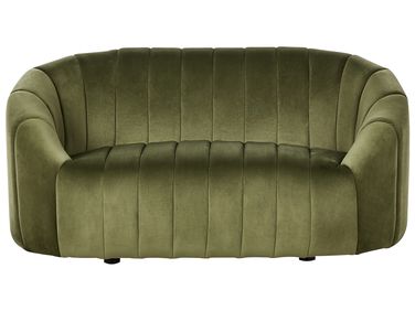 Sofa 2 Seater MALUNG Velvet Dark Green