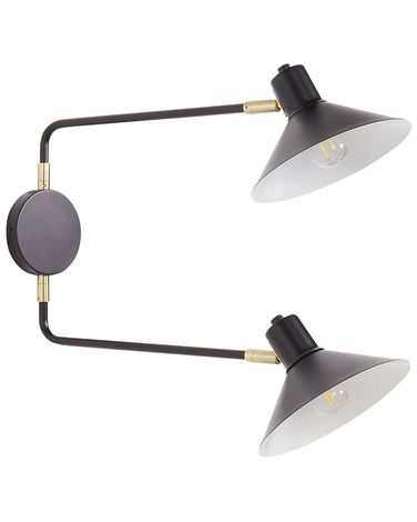 Wall Lamp KADASSA Adjustable Metal Black