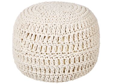 Pouffe ARPATU Cotton Light Beige